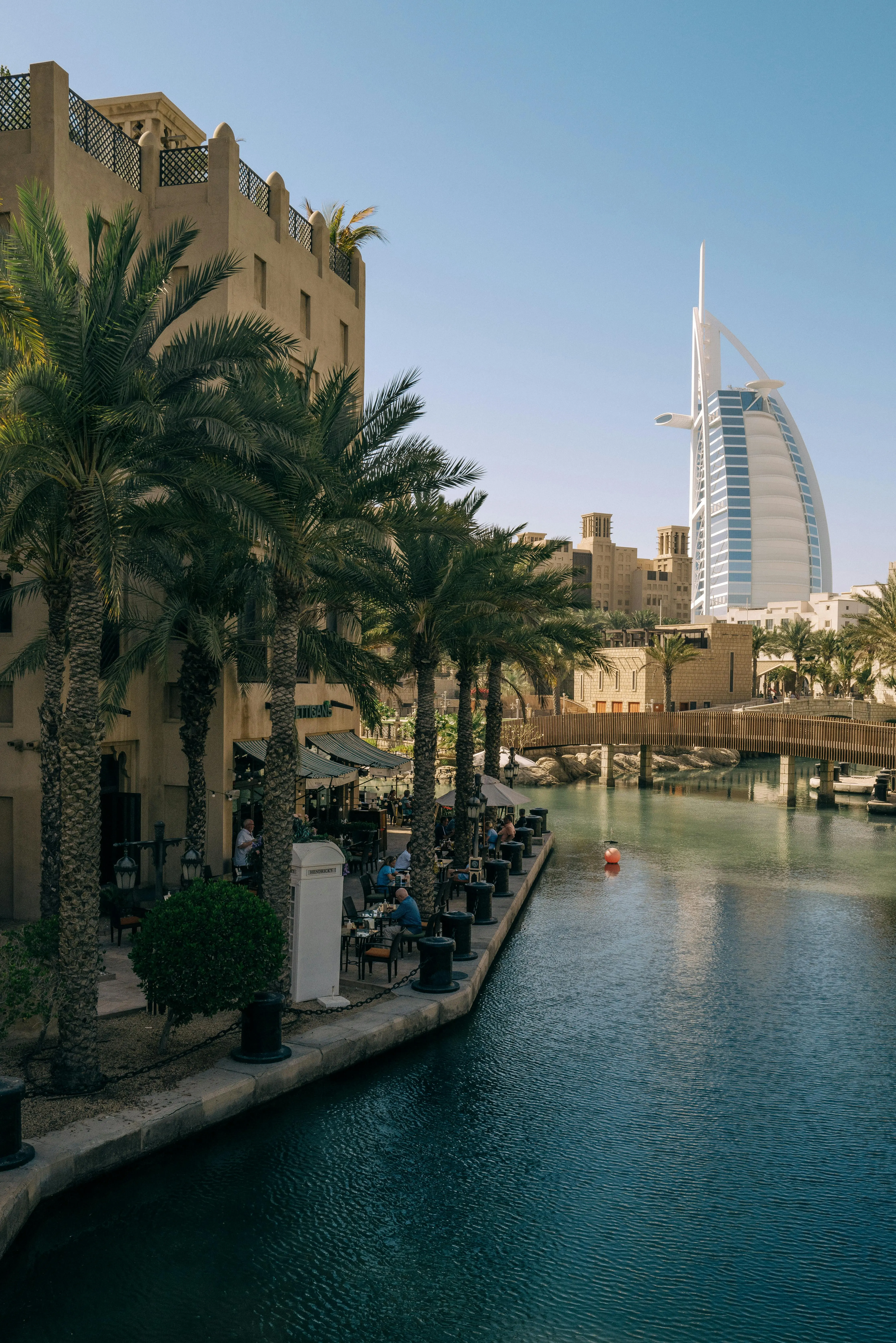 Madinat Jumeirah et le Burj Al Arab à Dubaï